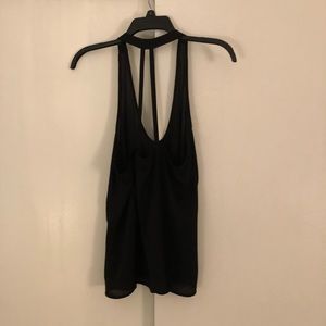 Black chiffon halter top 🖤